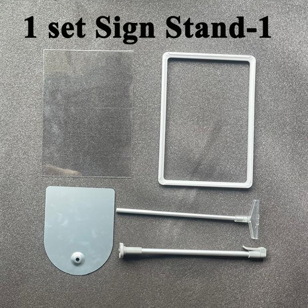 SS-1 Sign Stand with  Frame A4 Minimarket
