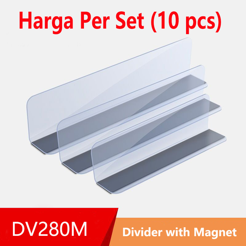 DV280M Plastik Divider (1set=10pcs)Panjang 280mm With Magnet