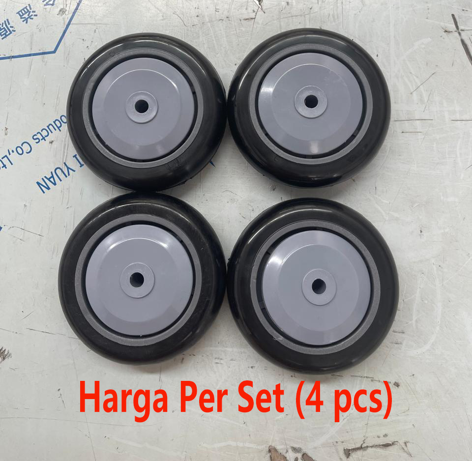 Roda Troli tanpa Base Besi 4Inch