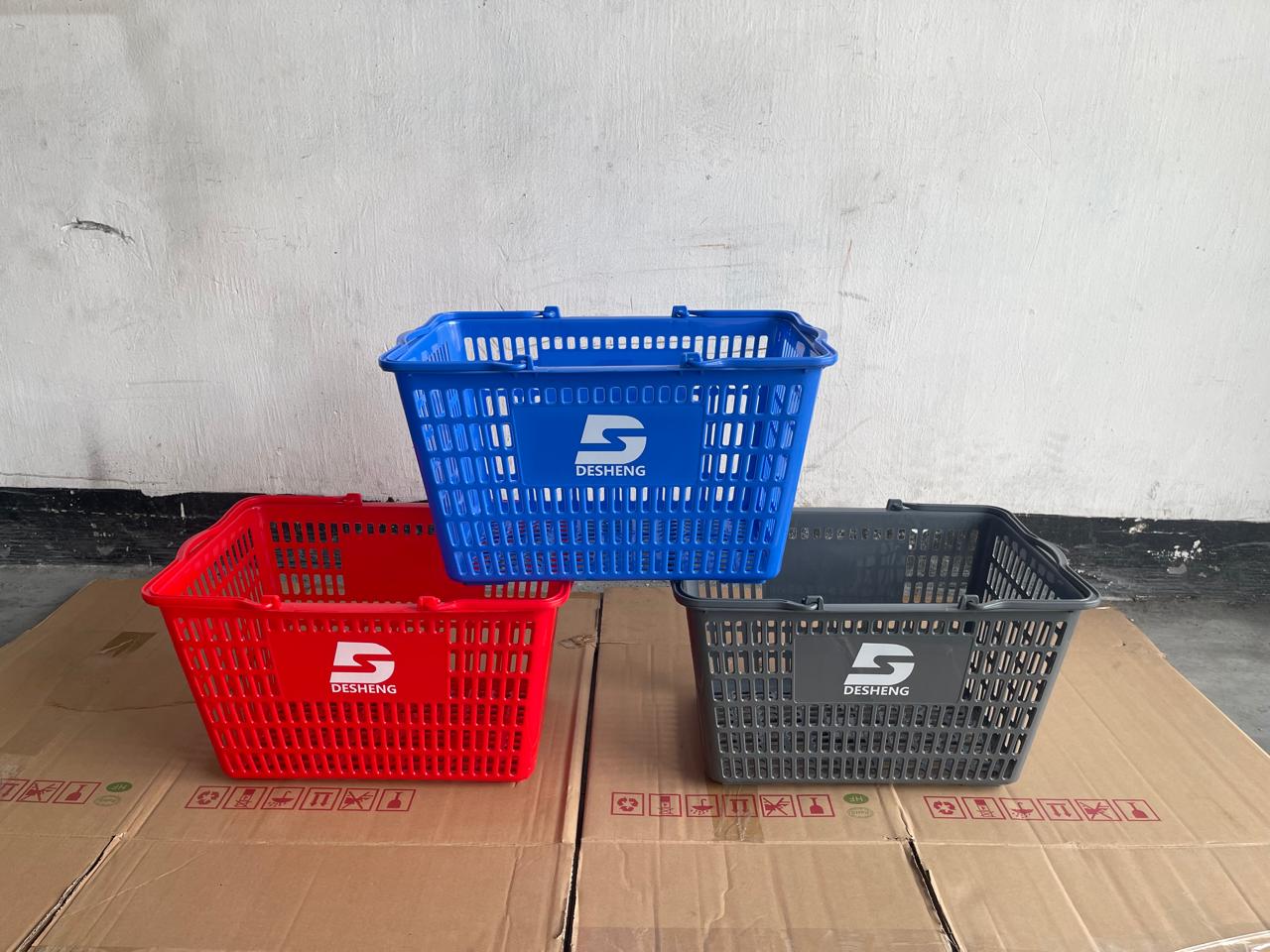 Keranjang Belanja Jinjing Untuk Toko dan Supermarket Keranjang Kaps 25 L